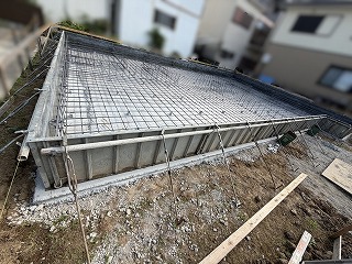住宅の基礎工事