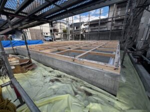 住宅の基礎工事
