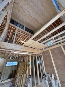 木造住宅の施工現場